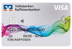 Online-Konto Kreditkartenabbildung